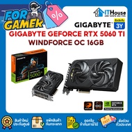 GIGABYTE GEFORCE RTX 5060 TI WINDFORCE OC 16GB GDDR7 (GV-N506TWF2OC-16GD) Gaming Graphics Card DLSS 