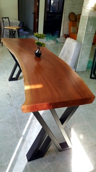 MPT2Wood-Steel โต๊ะทำงาน โมเดิร์นลอฟท์ โต๊ะลอฟท์ โต๊ะกินข้าว โต๊ะคอม รุ่น MPT-275 Modern Table Loft 