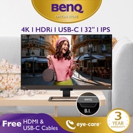 BenQ EW3280U 32" 4K UHD IPS HDRi Screen Eye Care Auto-adjustment Type-C Entertainment Monitor Best for Netflix and Disney+ Movie Watching &amp; PS5 PS4 Pro Xbox