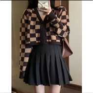 Premium knitted clothes, contemporary knitted, korean knitted clothes, Asoka Crop Premium Blouse for