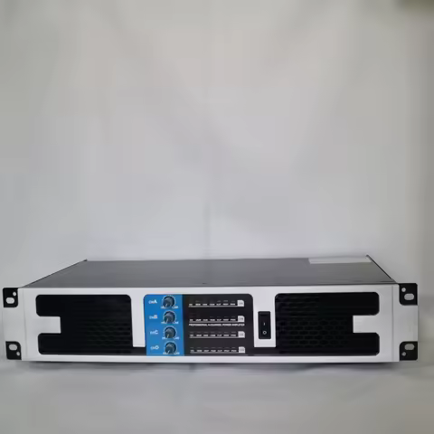 MiCWL 4 Channel Digital Power Amplifier 6400W Peak Stage DJ Karaoke AMP 4X800 watt 20-20KHz D800
