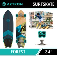 SurfSkate เซิร์ฟสเก็ต Aztron Forest 34 Skateboard เซิร์ฟสเก็ต รับประกัน 1 ปี