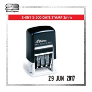 S-300 DATE STAMP / STICKER STAMP / LABEL STAMP / FAST DRY / 20SECOND / 3MM HEIGHT WORDING / RUBBER S