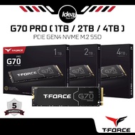 T-FORCE G70 PRO | 1TB / 2TB / 4TB | UP TO 7400MB/S READ / 6800MB/S WRITE | PCIE GEN4 NVME M.2 SSD