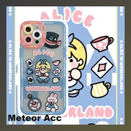 Softcase Skin Feel Case Alice wonder for Oppo A15/A15s,A33/A53,A3s 2 U1 U2 C1 A5s A12 A11k A7 A52/A7