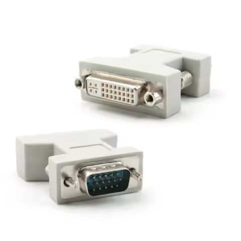 15pin D-sub Vga Male To Dvi 24+5 Female Adapter Connector 15p Needle Vga D-sub Male 29pin Hole Dvi F