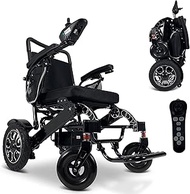 Lightweight for home use Intelligent Remote Control Electric Wheelchair All Terrain Folding Wheel Chair Weatherproof Stronger Longer Range Super Horse Power Dual Motorized All Terrain