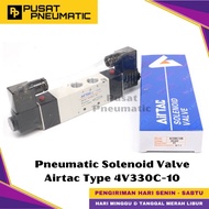 4V330C-10 Pneumatic Solenoid Valve Airtac 4V 330C-10 Solenoid Valve Switch Airtac 5/3 Way Close Cent