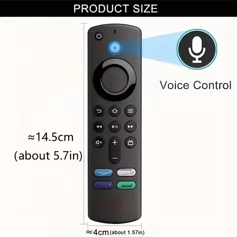 Voice-Controlled Remote Replacement for Amazon Fire TV Stick 2nd/3rd Generation 4K Fire TV Compatibl