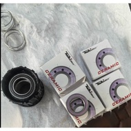 Takino 6903-2RV-N4 hybrid ceramic Peilin 17 * 30 * 7mm bicycle ceramic flower drum bearing