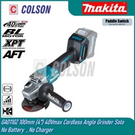 COLSON MAKITA GA011GD201/ GM201/ GZ 100 mm (4") 40Vmax Cordless Angle Grinder Solo/Set