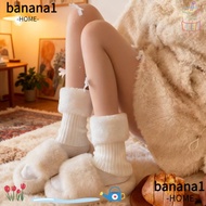 BANA Fur Boots Cover, Thickened Solid Color Leg Warmers,  Harajuku Knitted Calf Socks Women
