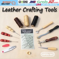 Profesional 13 Pcs/set Kanvas Sepatu Jahit Jahitan Pukulan Ukiran Pekerjaan Pelana kerajinan Kulit