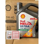 （pasaran Malaysia)SHL HELIX  5W40 Fully Synthetic Engine Oil 4L