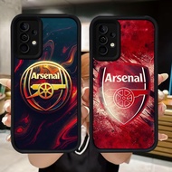Q125 Arsenal-FC soft Casing for Samsung A34 A55 A54 A36 A15 A35 S25 Ultra A16 A24 A05S A25 A56 A04s 