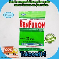 Benfuron herbisida selektif 25 gr racun rumput selektif tanaman padi gulma daun sempit