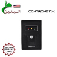 CONTRONETIX OFFLINE UPS V800 800VA BUILT-IN AVR, DUAL UNIVERSAL OUTPUT SOCKET - AL BANEN