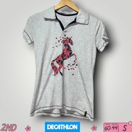 T-Shirt POLO Decathlon GreyWanita Size S (60x44)cm