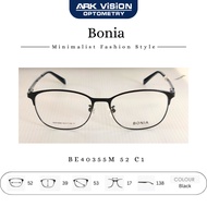 Bonia BE40355M 52 C1 – Black Frames, Minimalist Edge