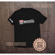 Rockshox Roadbike Tshirt MTB Cycling Microfibre Design Baju Tees Mountain Folding Fixie Gravel Ride