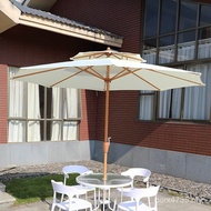 Table Chair Umbrella Large Terrace Courtyard Mimi Stall 3 Advertising Sunshade Outdoor Center Column