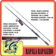 PREMIUM Joran Pancing Rapala Rapalero Bait Casting | 198CM | 15-30 lbs
