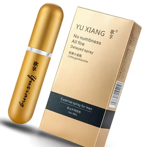 6ml Golden Mini Bottle External Gentle Skin Care Spray for Men Mild Non-irritating Formula Pocket Po