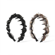 FFX FFX Lotus Style Net Gauze Fluffy Headband Retro Hair Accessories Female High-Crank Top High-End 