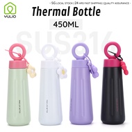 [SG] 450ML Thermal Flask Water Bottle 316 Stainless Steel Flask Vacuum Water Bottle Vacuum Insulated