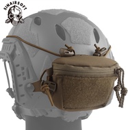SINAIRSOFT tactical SC Style Helmet NVG Battery Bag Double Zipper Head Mounted Weight Bag
