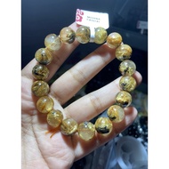 Flower Titanium Rutile 11mm wrist fit to 17/18cm