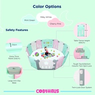 Coby Haus - New Arrival - Premium Foldable Fence (8+2) BABY