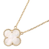 【二手】梵克雅寶 (Van Cleef & Arpels) 復古 Alhambra 珍珠母貝項鍊，頸圍 37/41.5 厘米，18K（黃金）