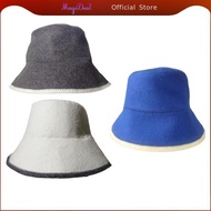 MagiDeal Wool Sauna Hat Russian Bath Hat Anti Heat Head Protection Accessory Gift Hat for Sauna Saun