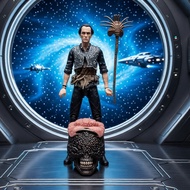 Neca Aliens Bishop Action Figure Display (Queen Attack)