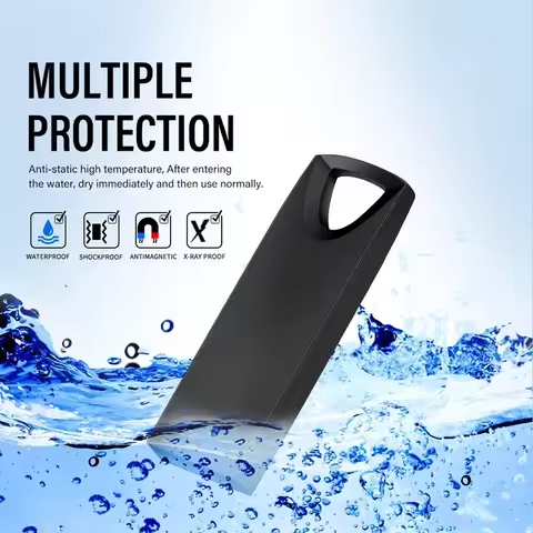 USB Flash Drive 3.0 Pendrive 64GB 128GB 256GB 512GB USB Flash Drive Metal Stick Disk High-speed Free