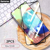 (2 Pieces)Vivo Y21D Screen Tempered Glass Protector Curved Glass for Vivo Y21D Film Protector Glass 