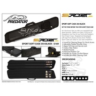 Predator Blak 3x4 Soft Cue Case - Tas Stick Billiard Biliar 3B4S Stik