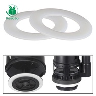 [Kesoto] 2Pcs Toilet Flush Seal Rings White Maintenance Parts, 1.97Inches Inner Hole Diameter 0.12In