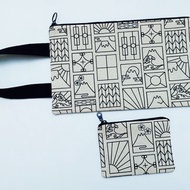 手提袋+零錢包 手機袋 雜物收納袋 2件優惠組