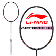 Li-Ning ไม้แบดมินตัน Axforce 80 (4U/5U) แถมเอ็น＋กริป＋ถุง