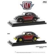 M2 MACHINES 1952 VW BEETLE DELUXE MODEL DIECAST MODEL 1/24 SCALE