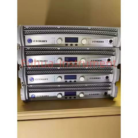 1 PC Crown I-T4000 2 Channel Power Amplifier Used In Good Conditon