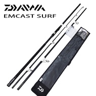 NEW DAIWA EMCAST SURF 2023 Fishing Rod Spinning With 1 Year Local Warranty &amp; Pack With PVC Pipe