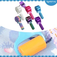 [figatia1] 6 Pieces Diamond Art Roller 5D Diamond Art Tool Smooth Lightweight Diamond Art Supplies E