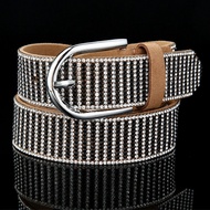 [Saror]Full Diamond Belt Diamond Pants Belt Decorative Diamond Belt
