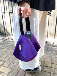 雙面手提布袋 紫色及淺藍色 手挽袋 手提包 日本布料