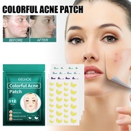 EELHOE Colored Pimple Patch Acne Patch Cloud Pimple Patch Reduce Acne Marks Patch Jerawat 112pcs