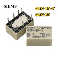 New Original Relay G6K-2P-Y-3V 5V 4.5V 12V 24V G6K-2P-5V G6K-2P-12V Relay