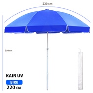 Payung Tenda 180cm-280 cm Payung Jualan Lapak Tenda Payung Pantai Jumbo Besar dengan Sarung